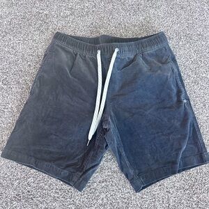 Vuori Mens Optimist Corduroy Shorts dark gray, medium